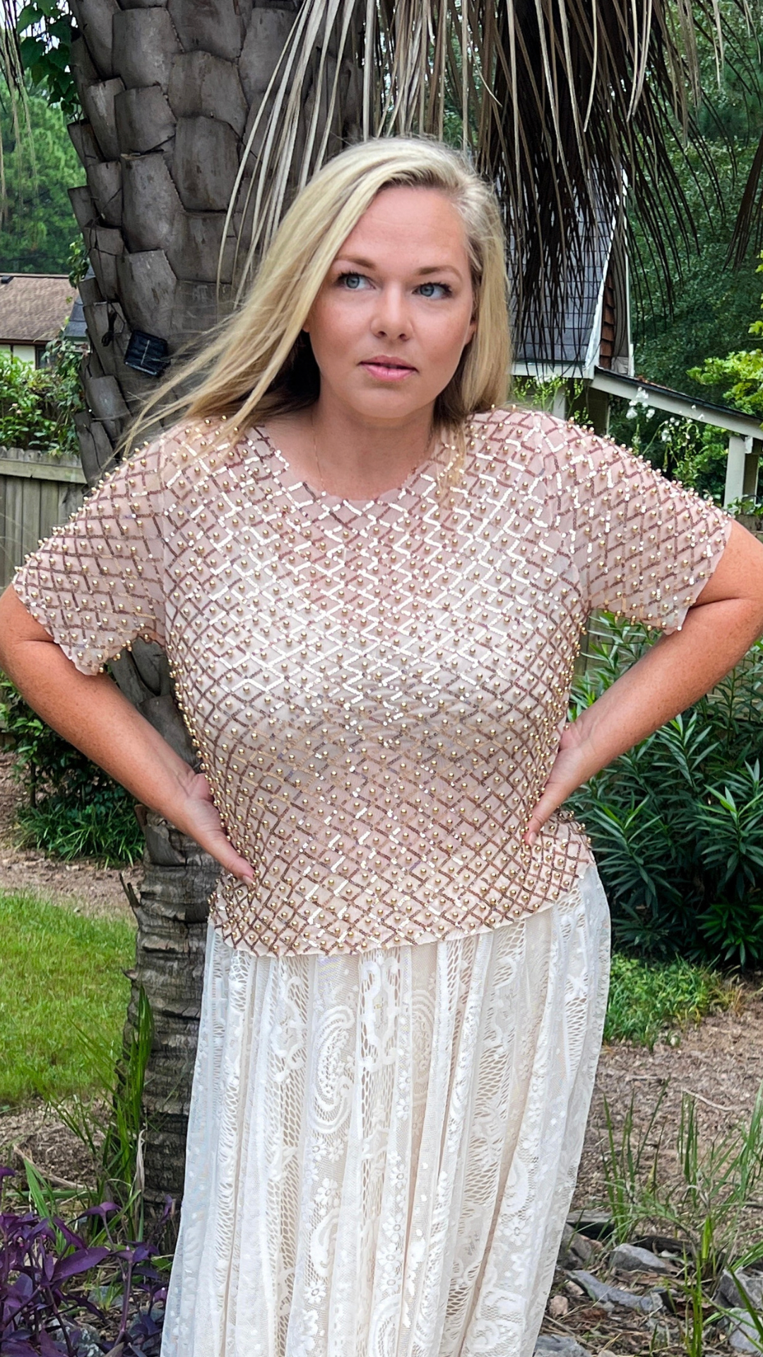 Morocco Pearl Top - The Lush Kiwi