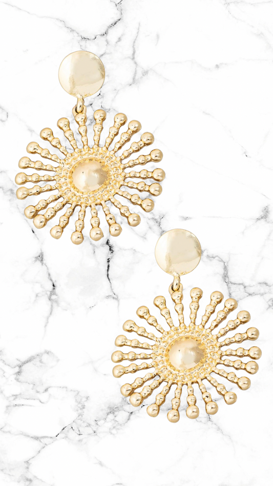 Golden Ray Earrings