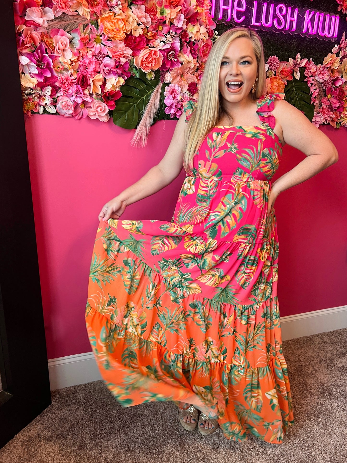 Sunset Cruise Maxi - The Lush Kiwi