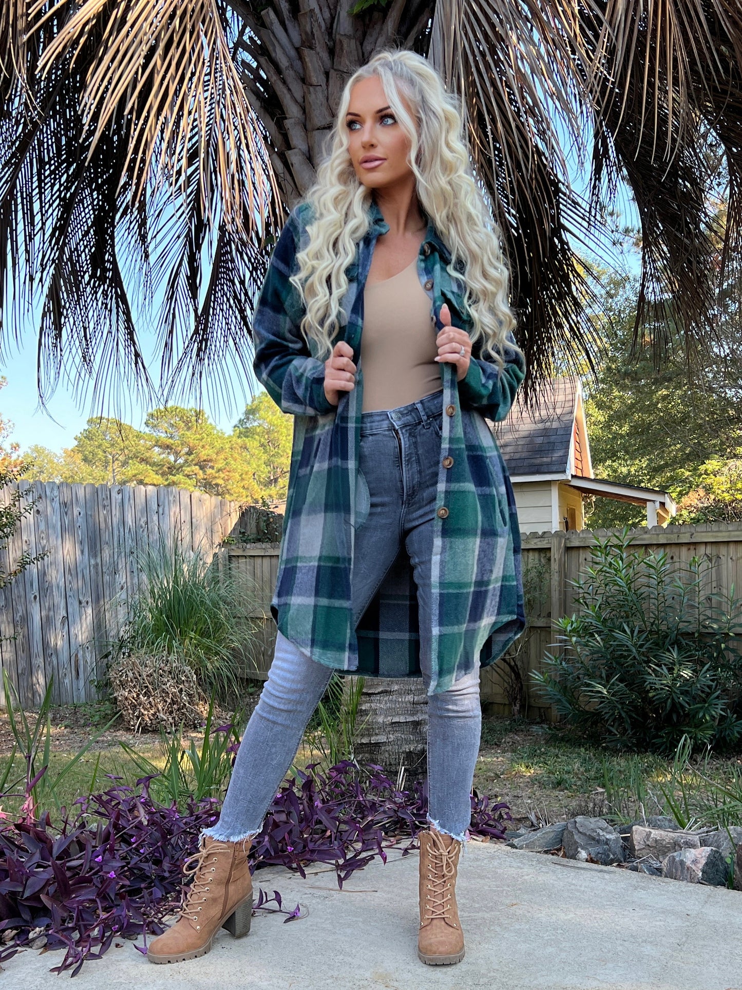 Buffalo Plaid Overcoat - The Lush Kiwi