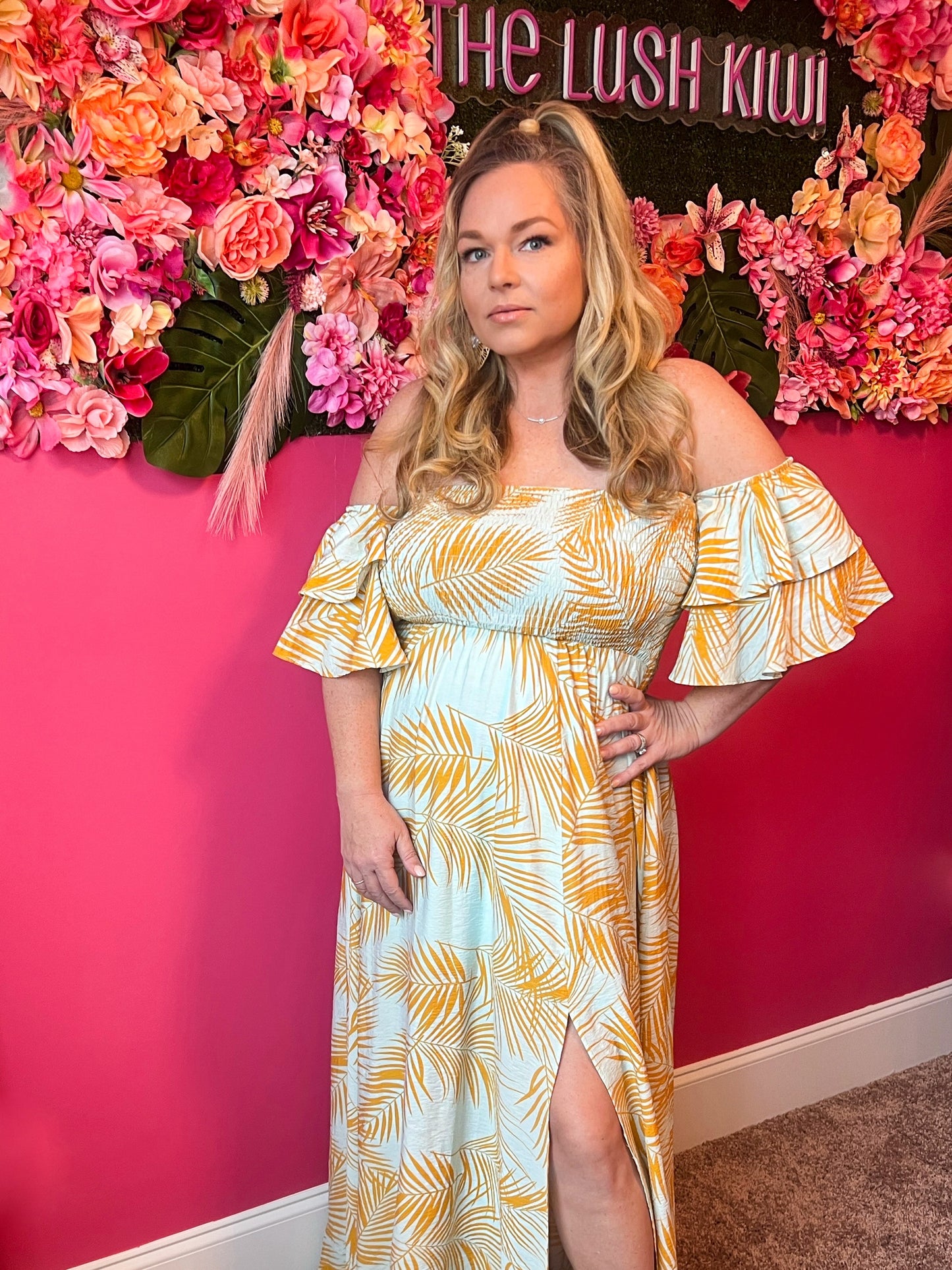 Palm Dreamsicle Maxi - The Lush Kiwi