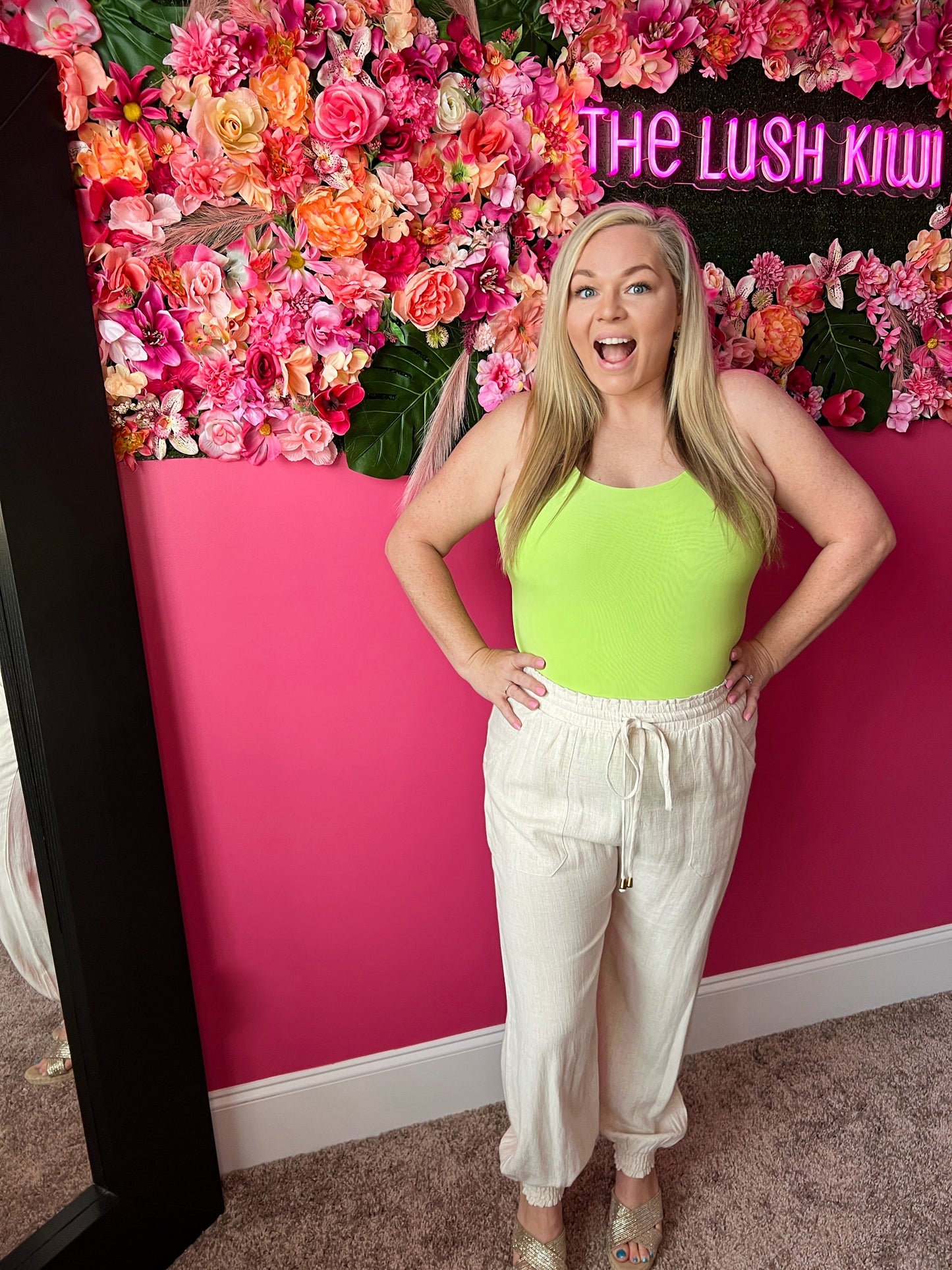 Kiwi Green Bodysuit - The Lush Kiwi