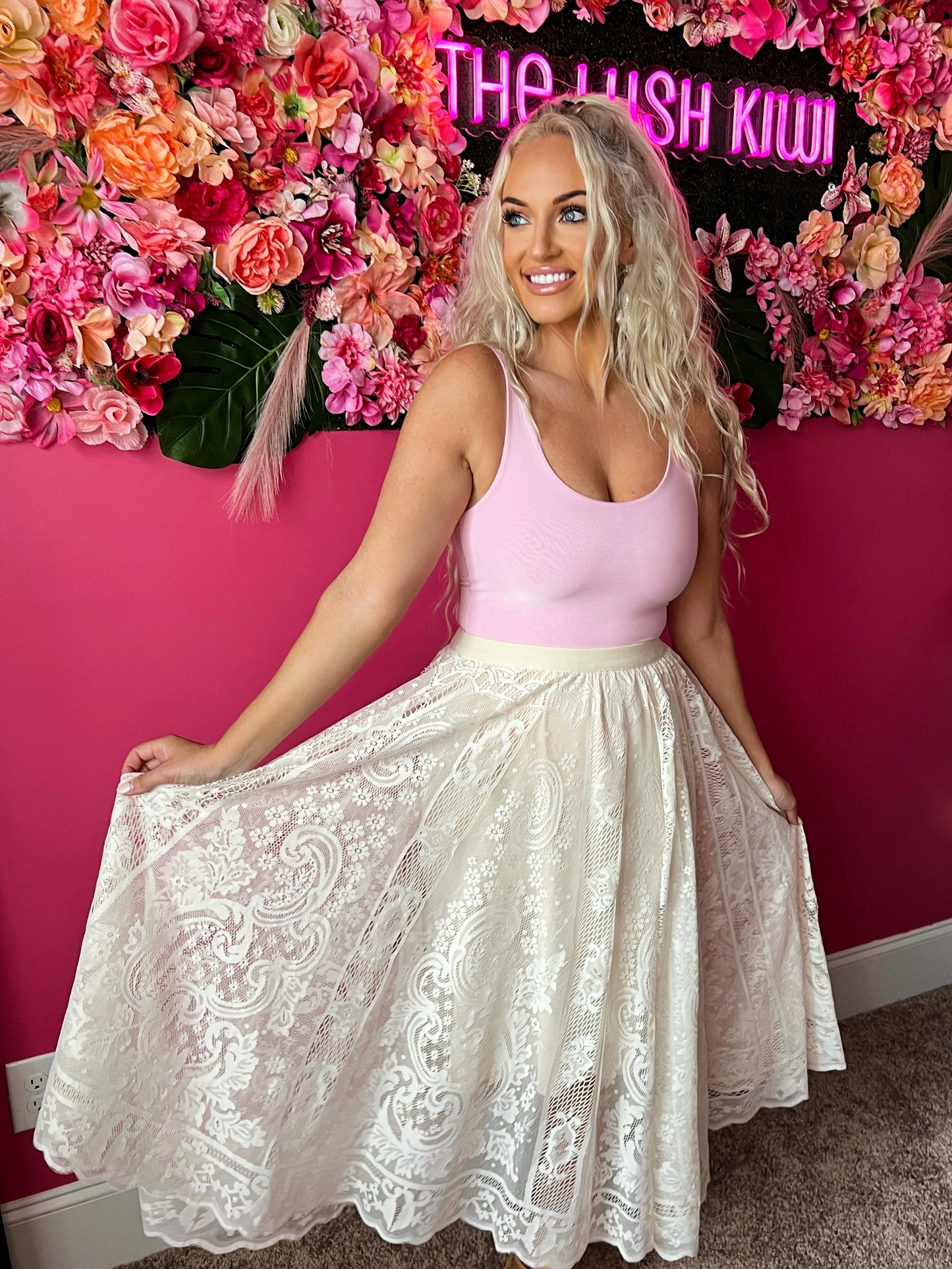 Baby Pink Bodysuit - The Lush Kiwi