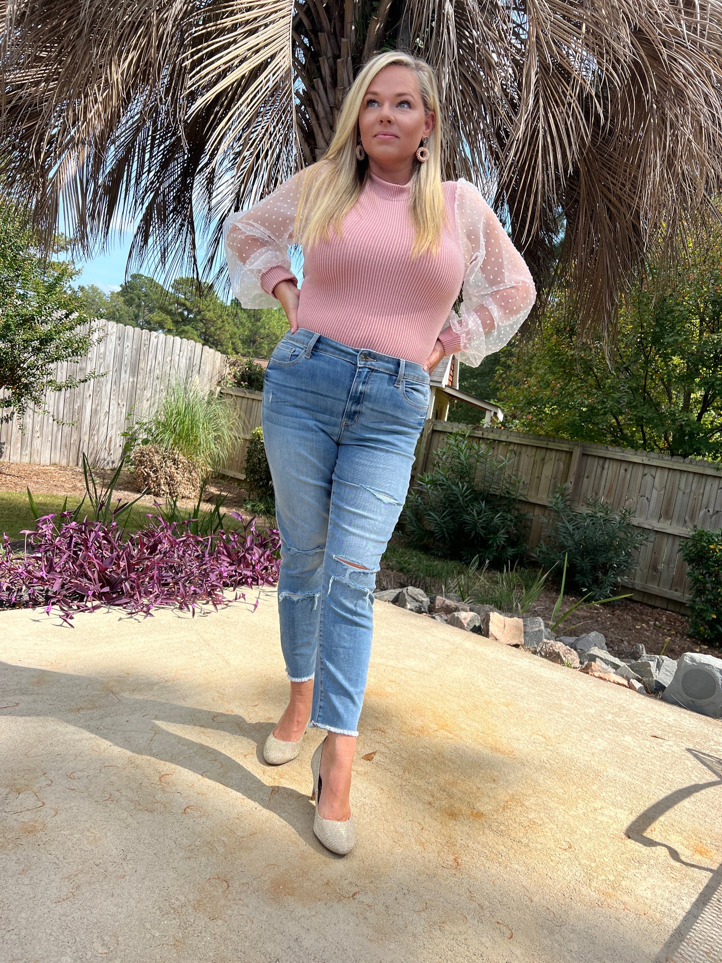 Carnation Puff Sleeve Bodysuit - The Lush Kiwi