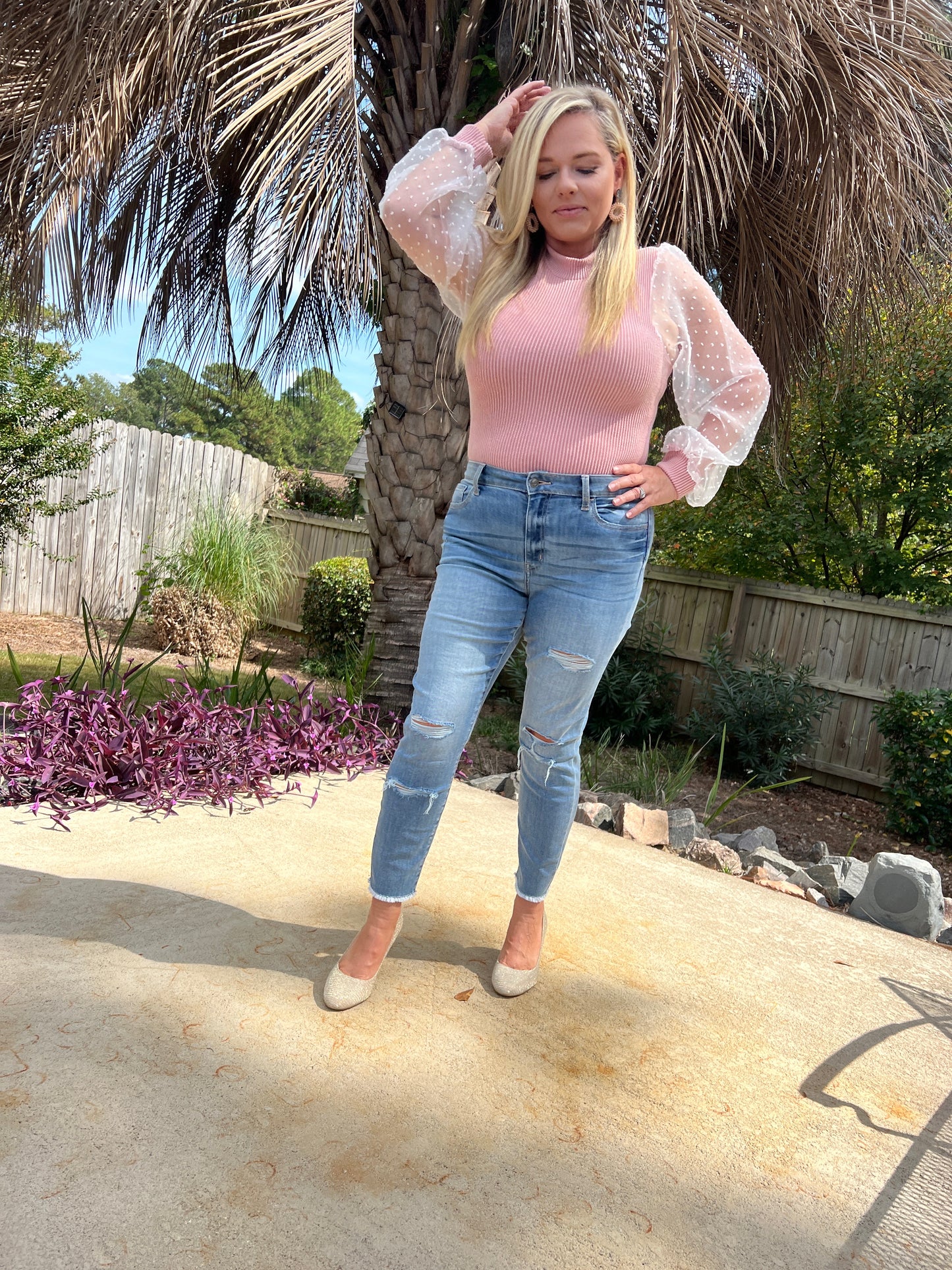 Carnation Puff Sleeve Bodysuit - The Lush Kiwi