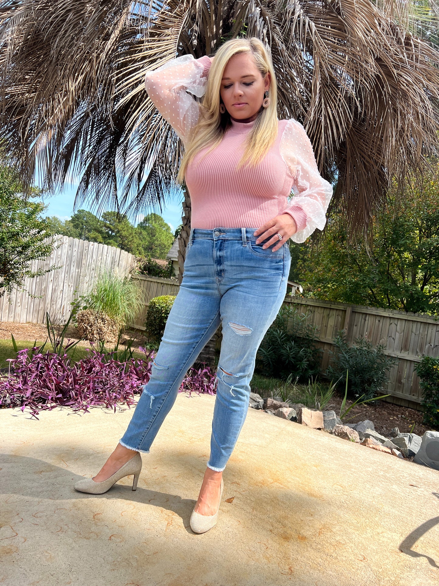 Carnation Puff Sleeve Bodysuit - The Lush Kiwi