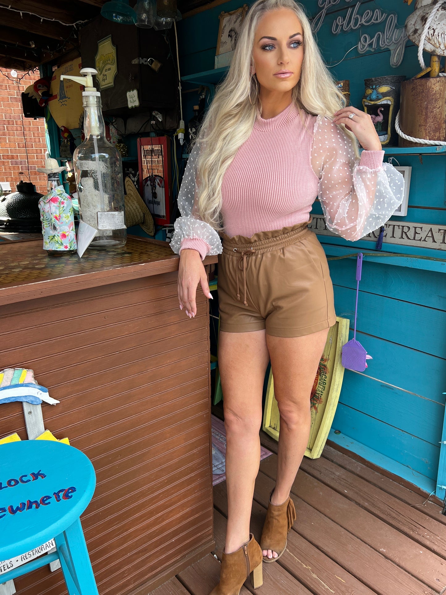 Carnation Puff Sleeve Bodysuit - The Lush Kiwi