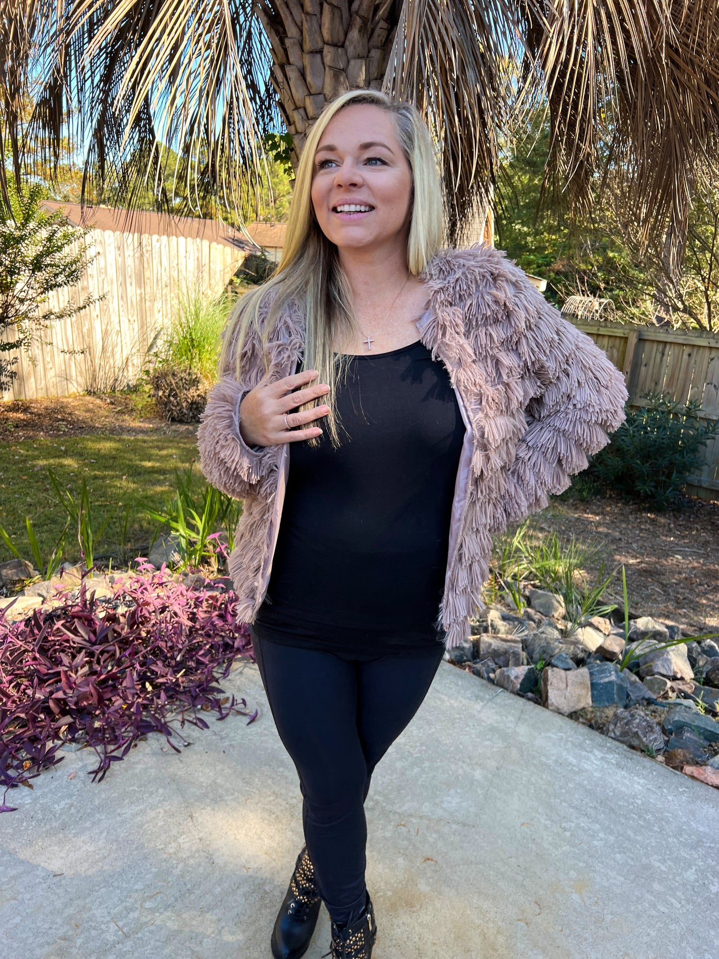 Fawn Fringe Jacket - The Lush Kiwi