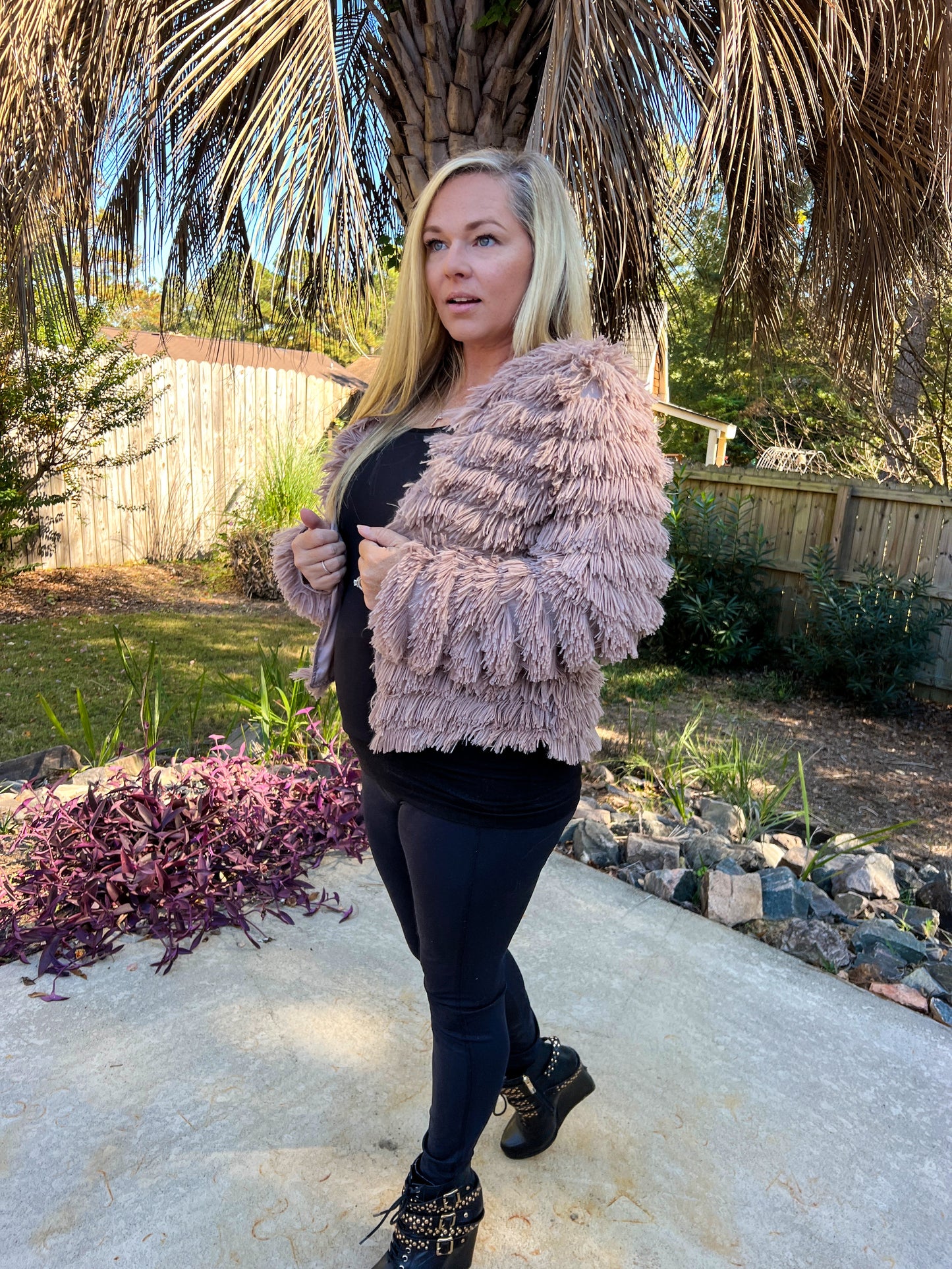 Fawn Fringe Jacket - The Lush Kiwi