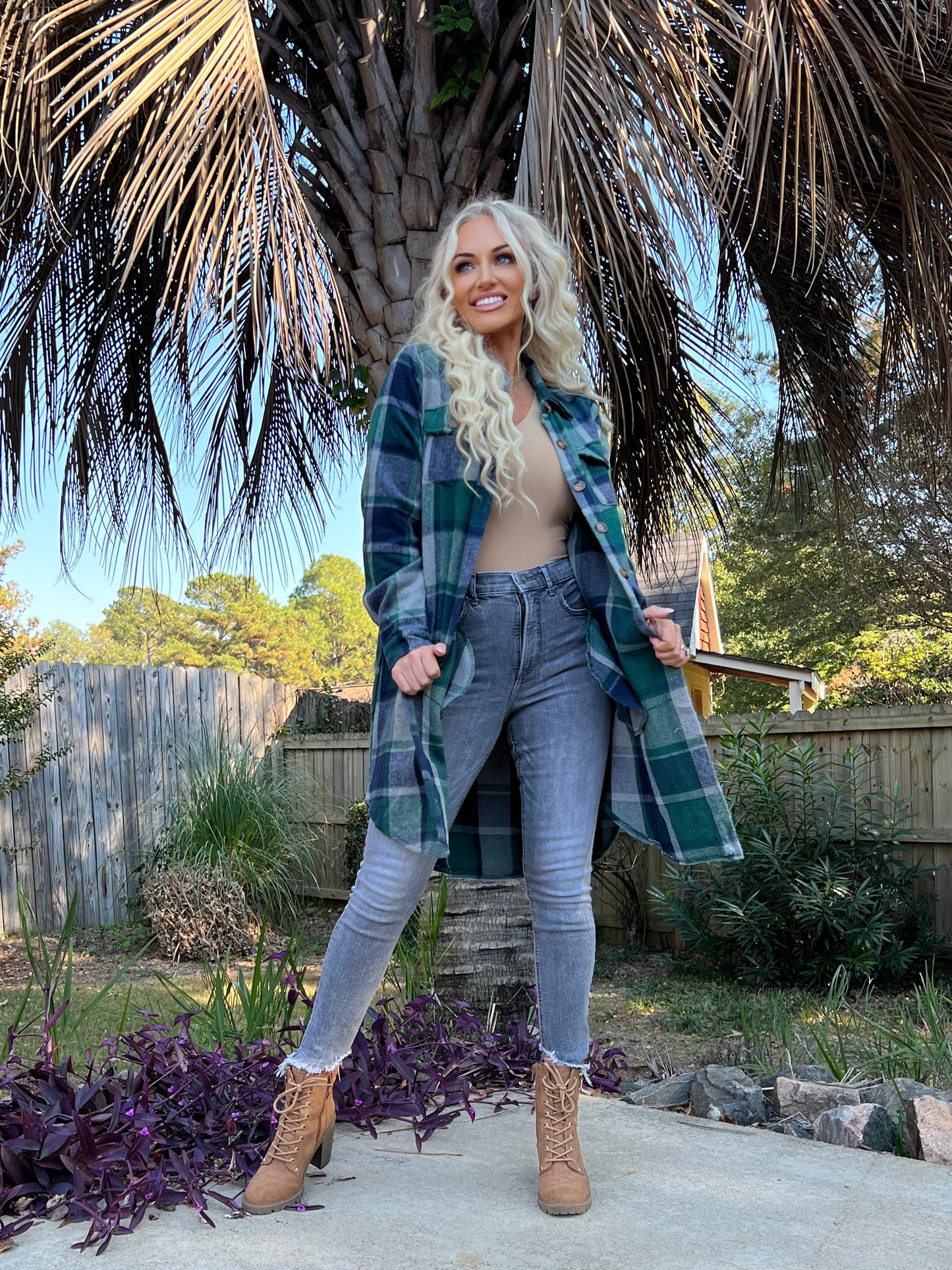 Buffalo Plaid Overcoat - The Lush Kiwi