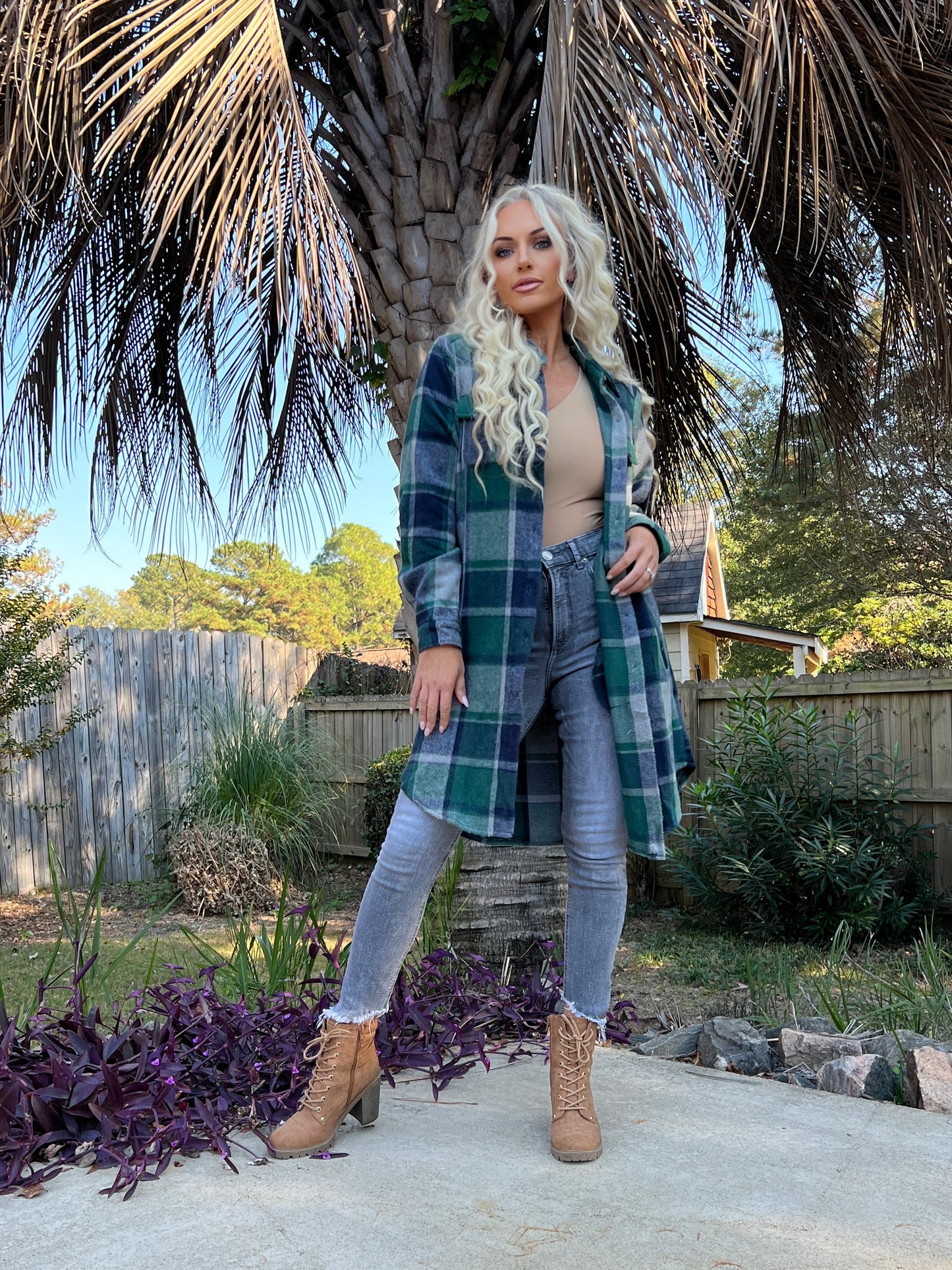 Buffalo Plaid Overcoat - The Lush Kiwi