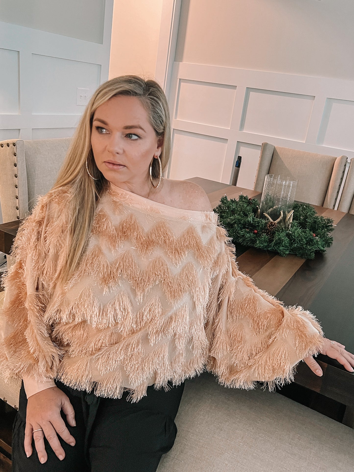 Peach Drop Sweater - The Lush Kiwi