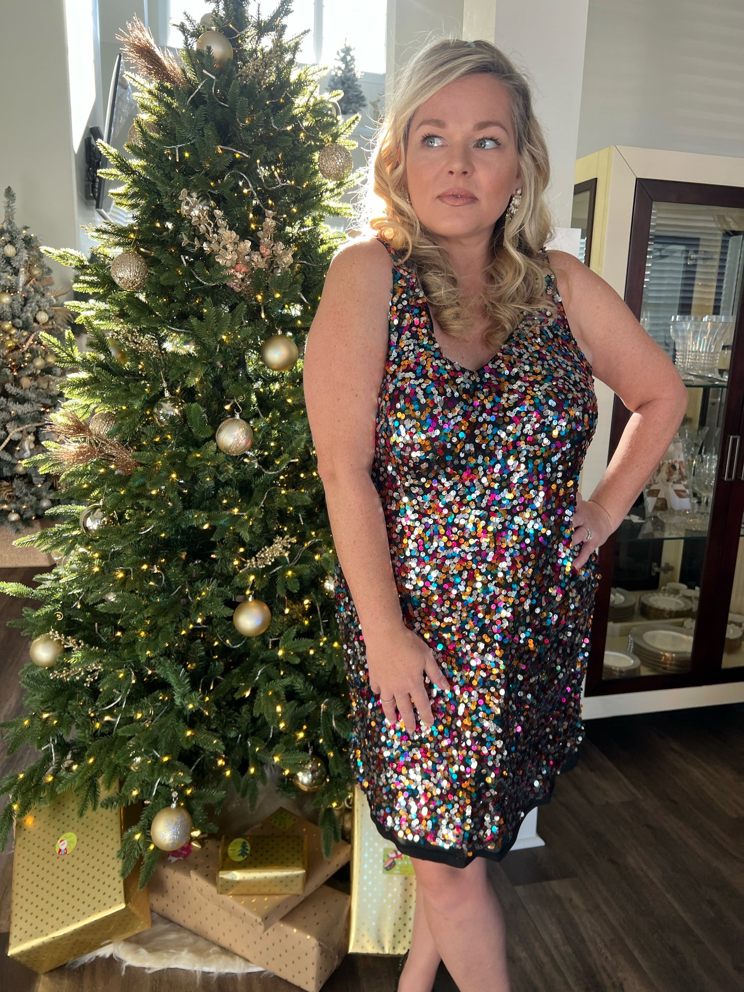 Disco Confetti Dress - The Lush Kiwi
