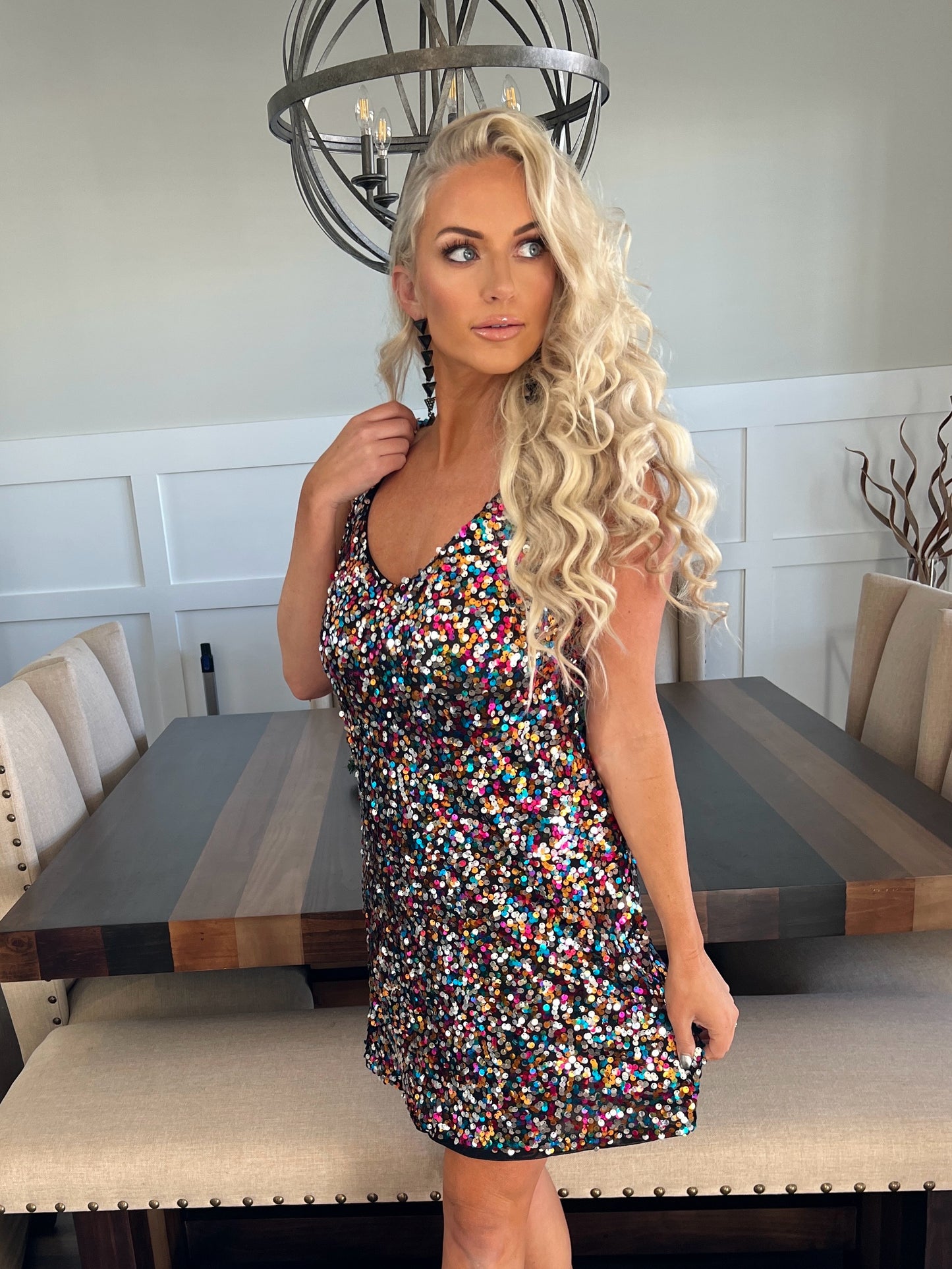 Disco Confetti Dress - The Lush Kiwi