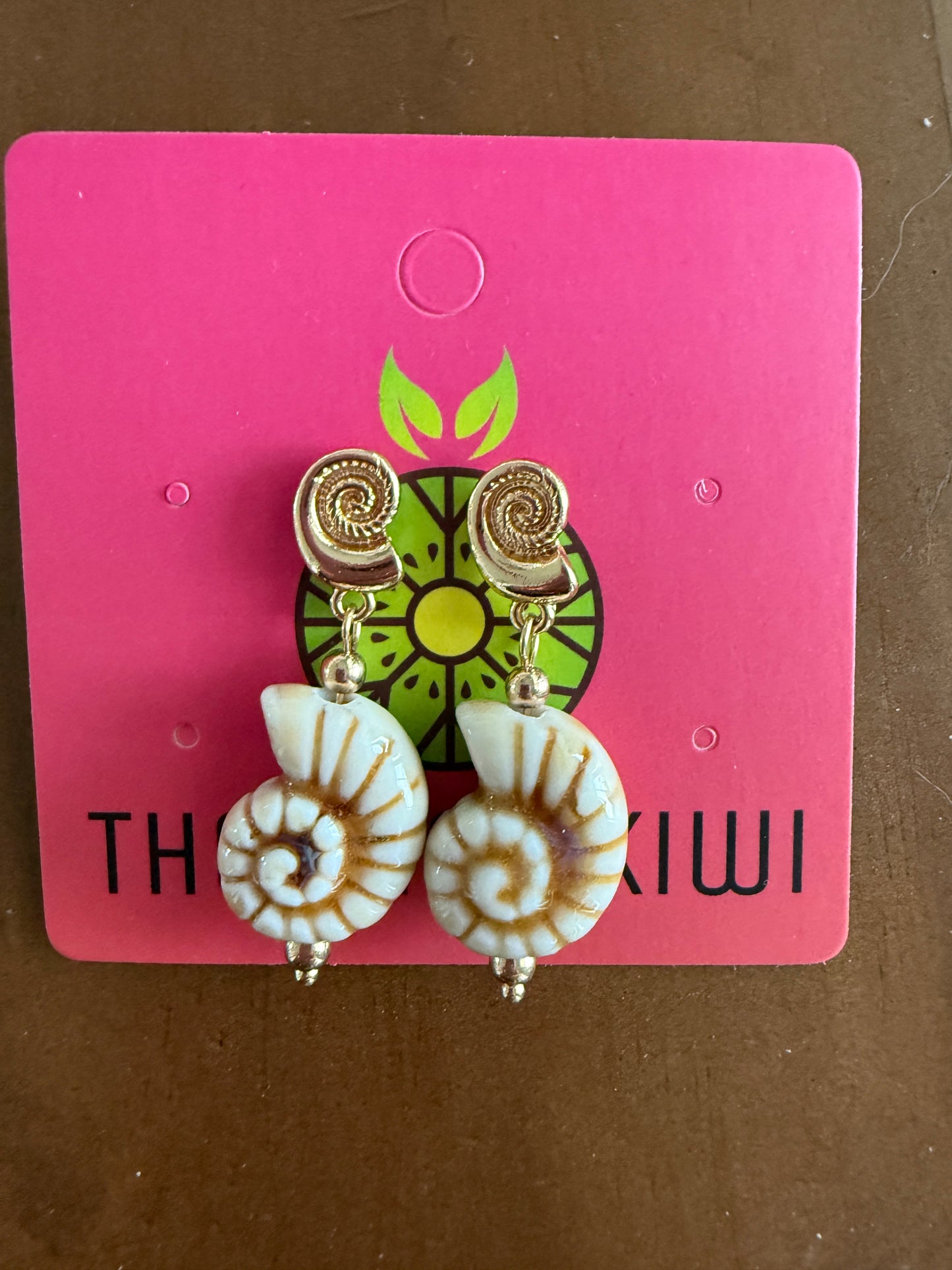 Seashell Drop Earrings
