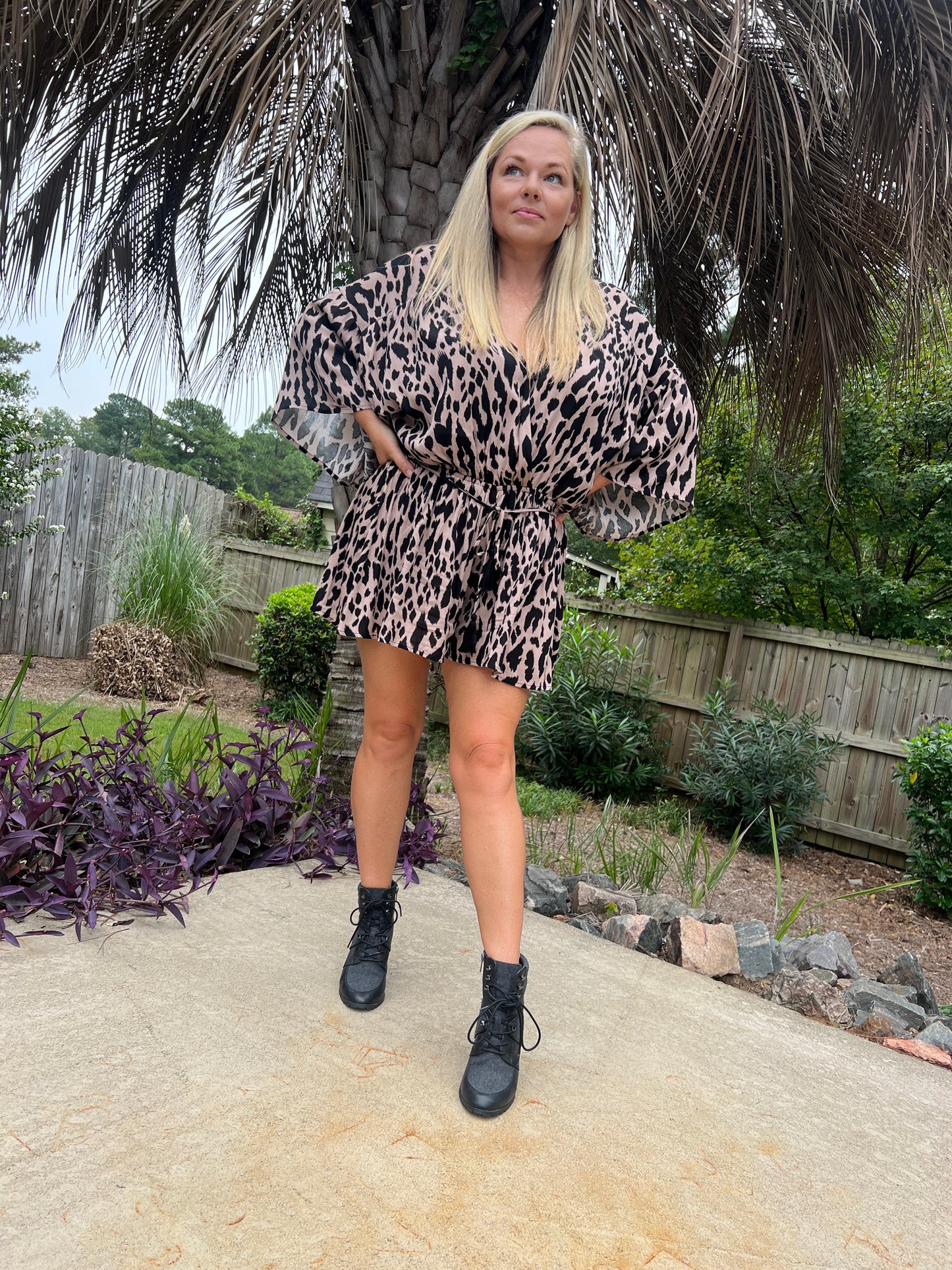 Caramel Chip Romper - The Lush Kiwi