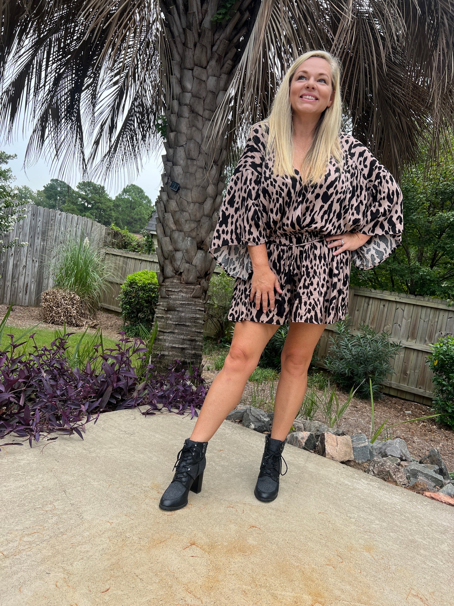 Caramel Chip Romper - The Lush Kiwi