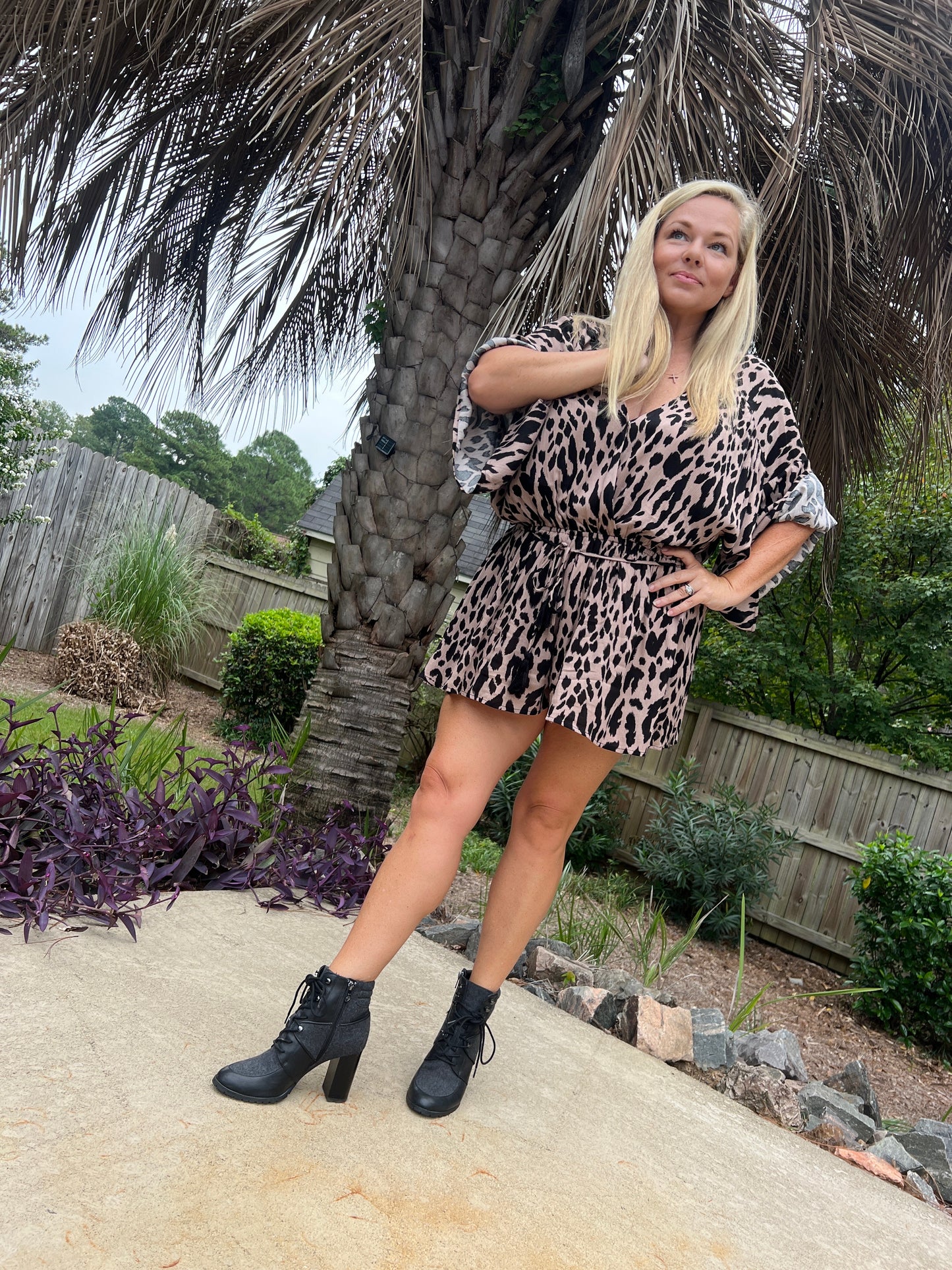 Caramel Chip Romper - The Lush Kiwi