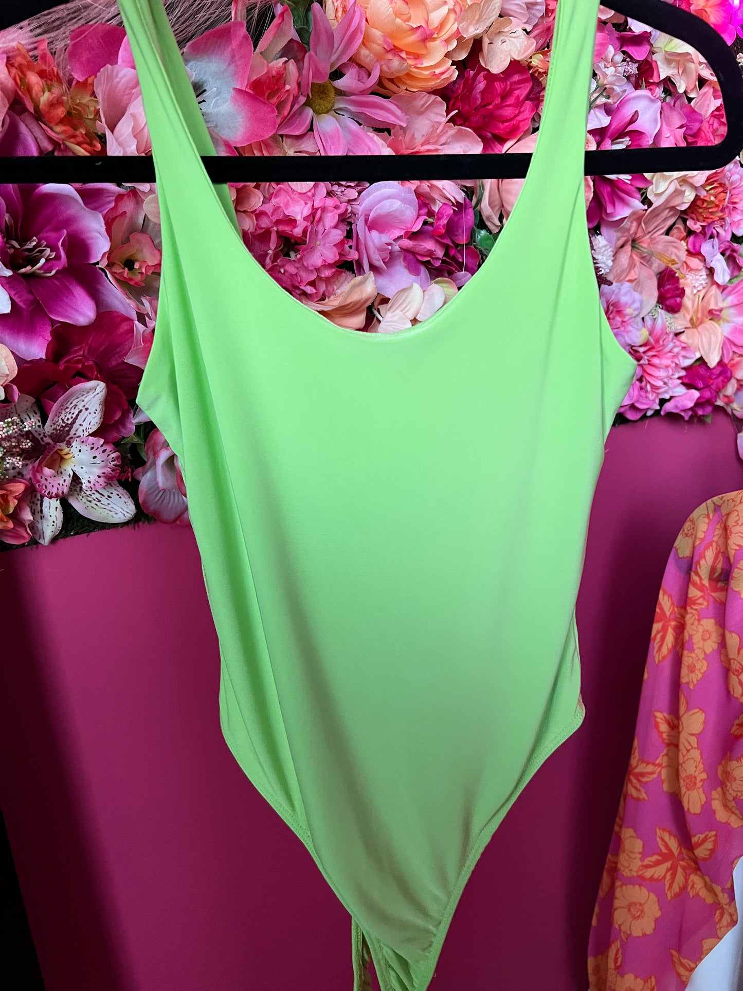 Kiwi Green Bodysuit - The Lush Kiwi