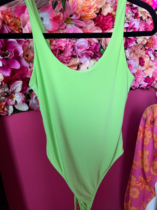 Kiwi Green Bodysuit - The Lush Kiwi