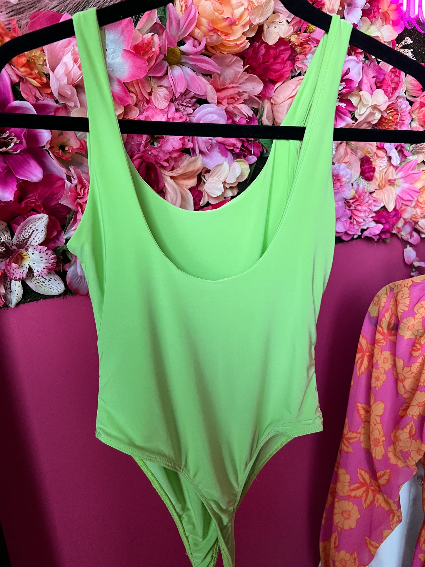 Kiwi Green Bodysuit - The Lush Kiwi