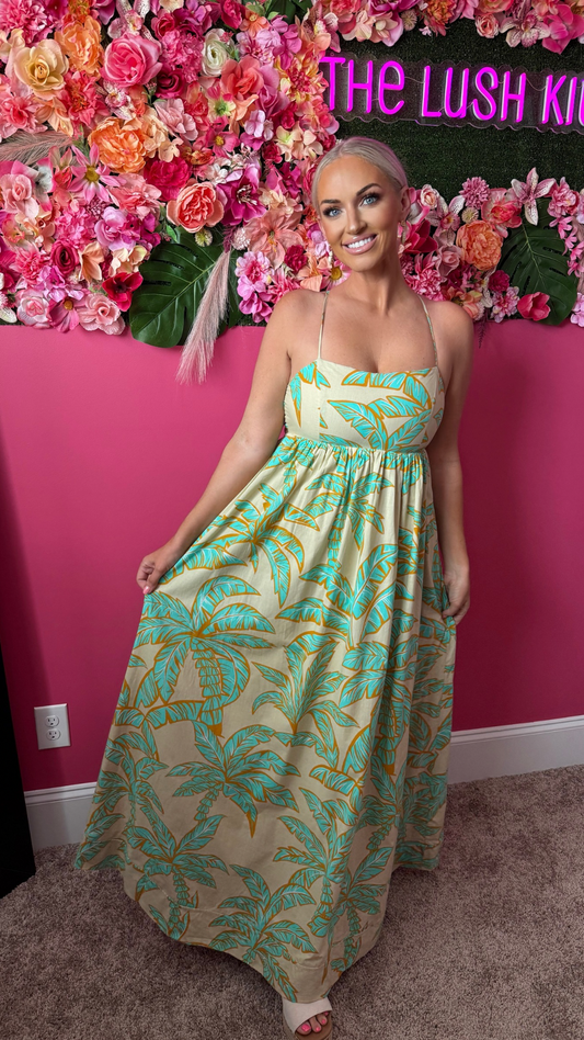 Turq & Tangerine Maxi