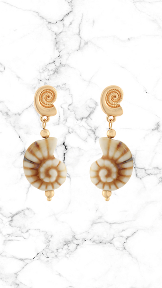 Seashell Drop Earrings