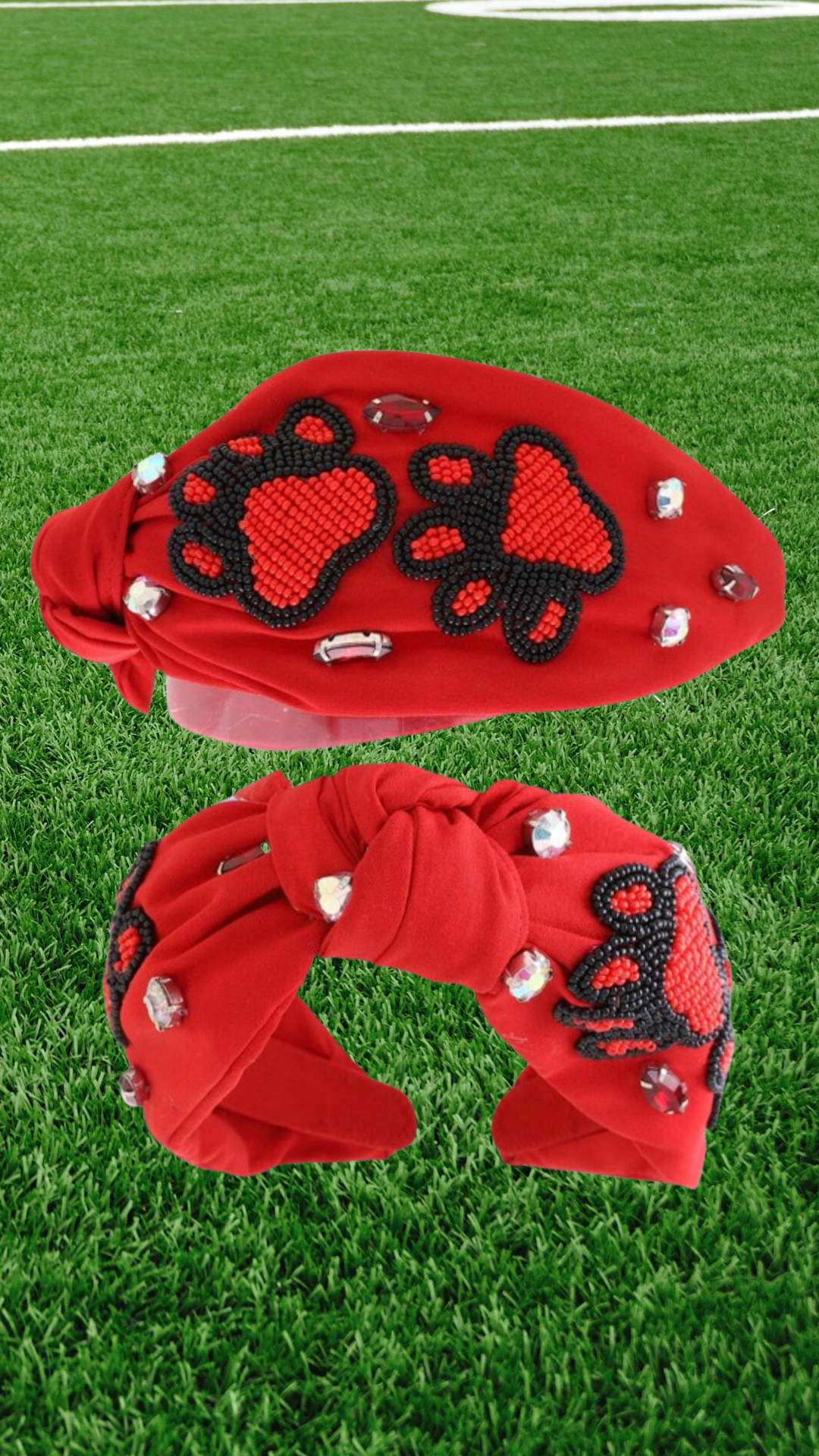 Georgia Beaded Paw Headband - The Lush Kiwi