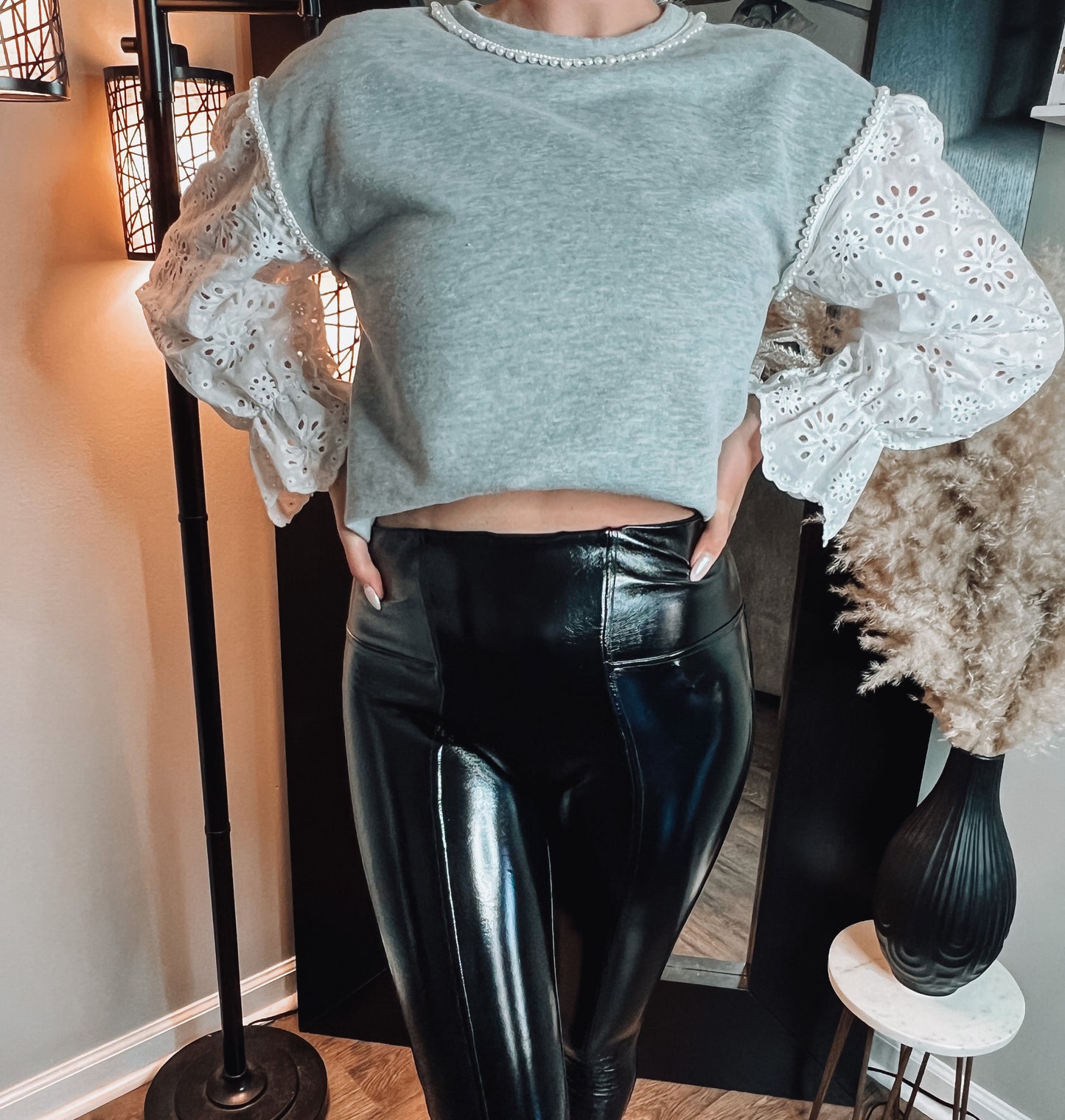 Pearl Magnolia Sweater - The Lush Kiwi
