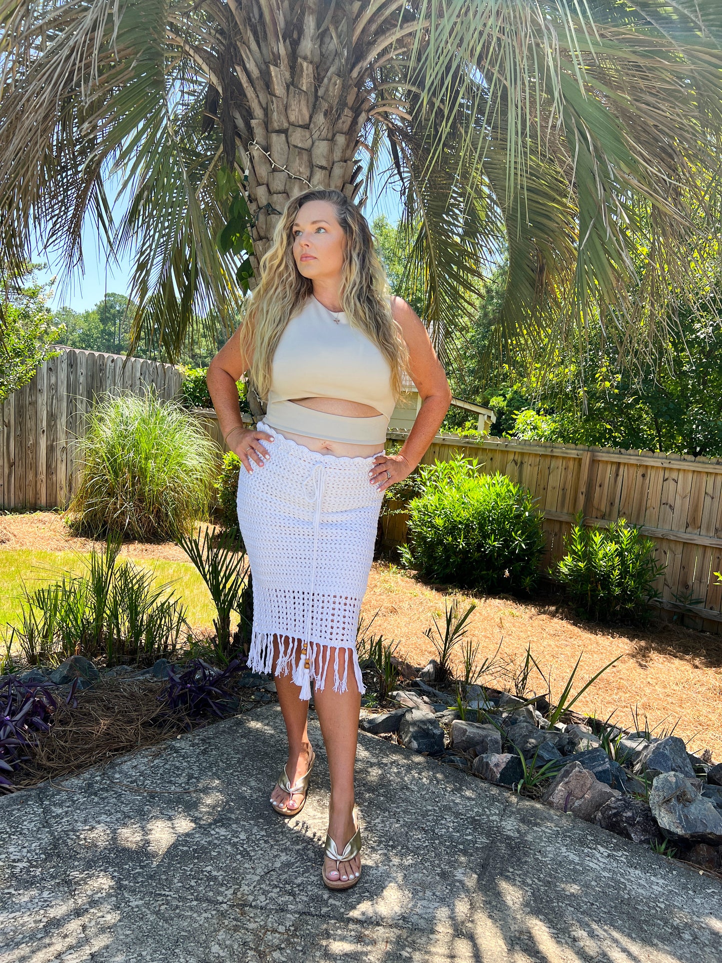 Cape Cod Crochet Skirt - The Lush Kiwi