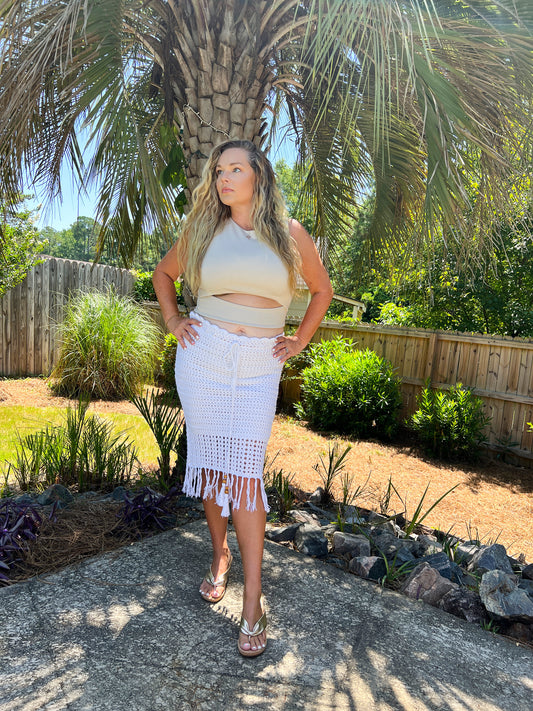 Cape Cod Crochet Skirt - The Lush Kiwi
