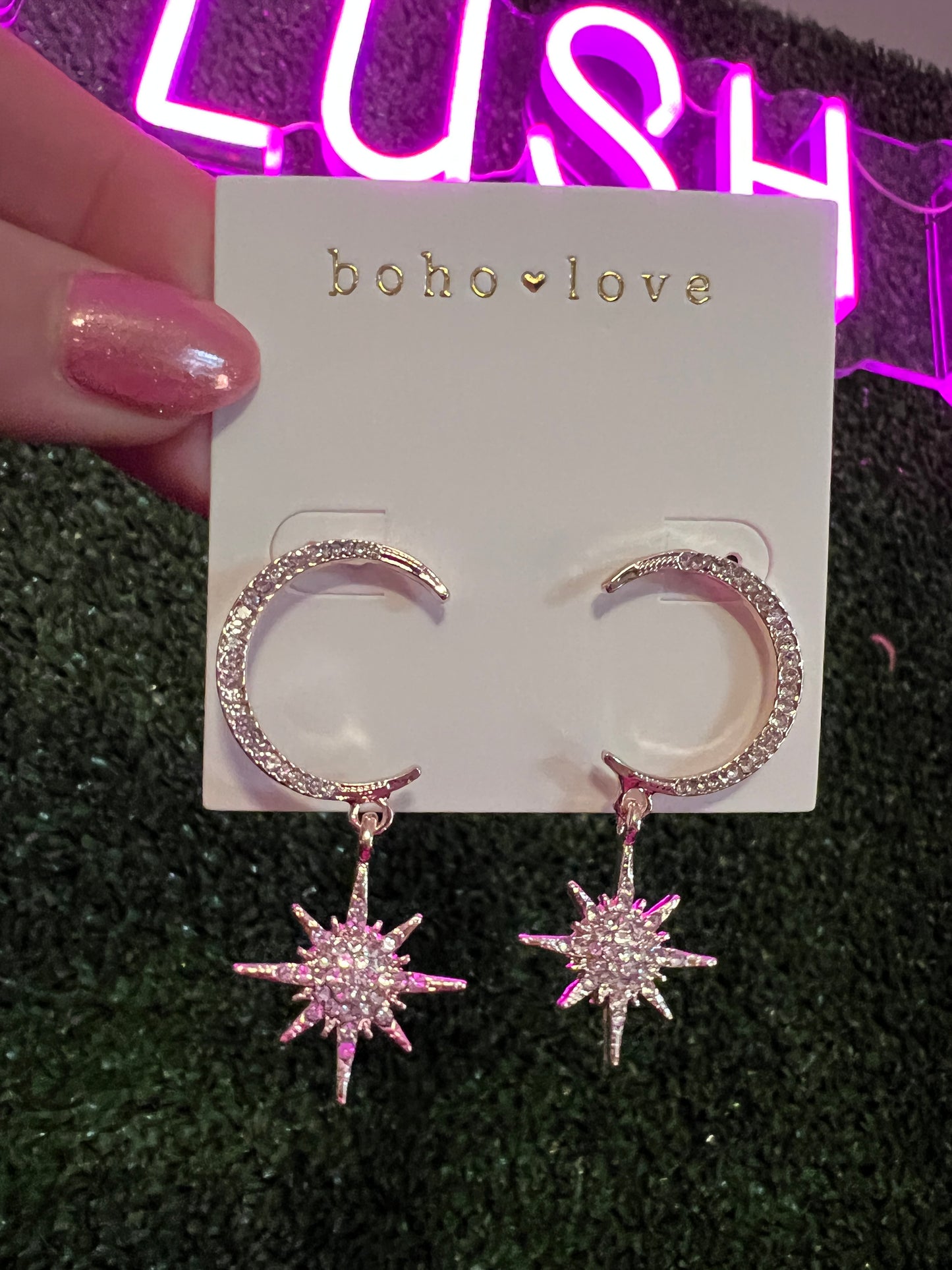 Moon Drop Earrings - The Lush Kiwi