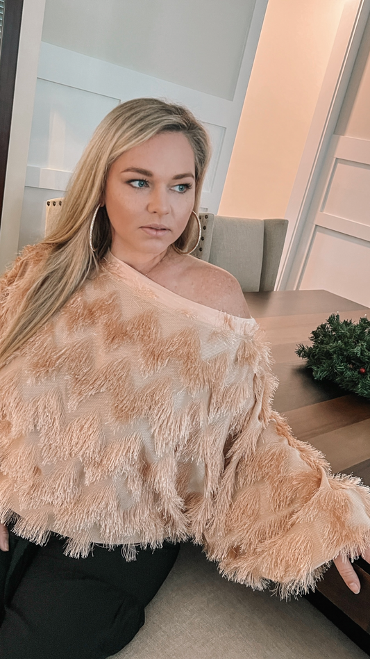 Peach Drop Sweater - The Lush Kiwi