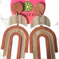 Wooden Arch Earrings - The Lush Kiwi