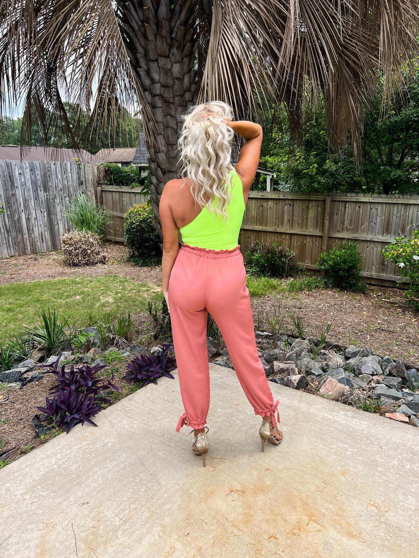 Neon Yellow Bodysuit - The Lush Kiwi