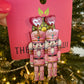 Pink Nutcracker Earrings