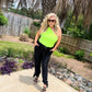 Neon Yellow Bodysuit - The Lush Kiwi