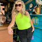 Neon Yellow Bodysuit - The Lush Kiwi