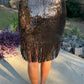 Charcoal Dazzle Skirt - The Lush Kiwi