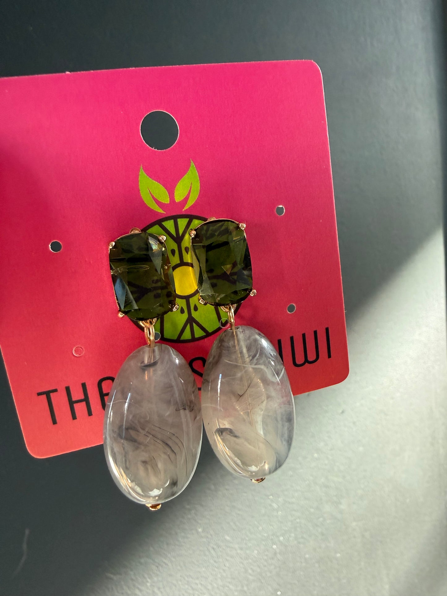 Oval Peridot Earrings