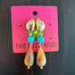 Aqua Marble Teardrop Earrings