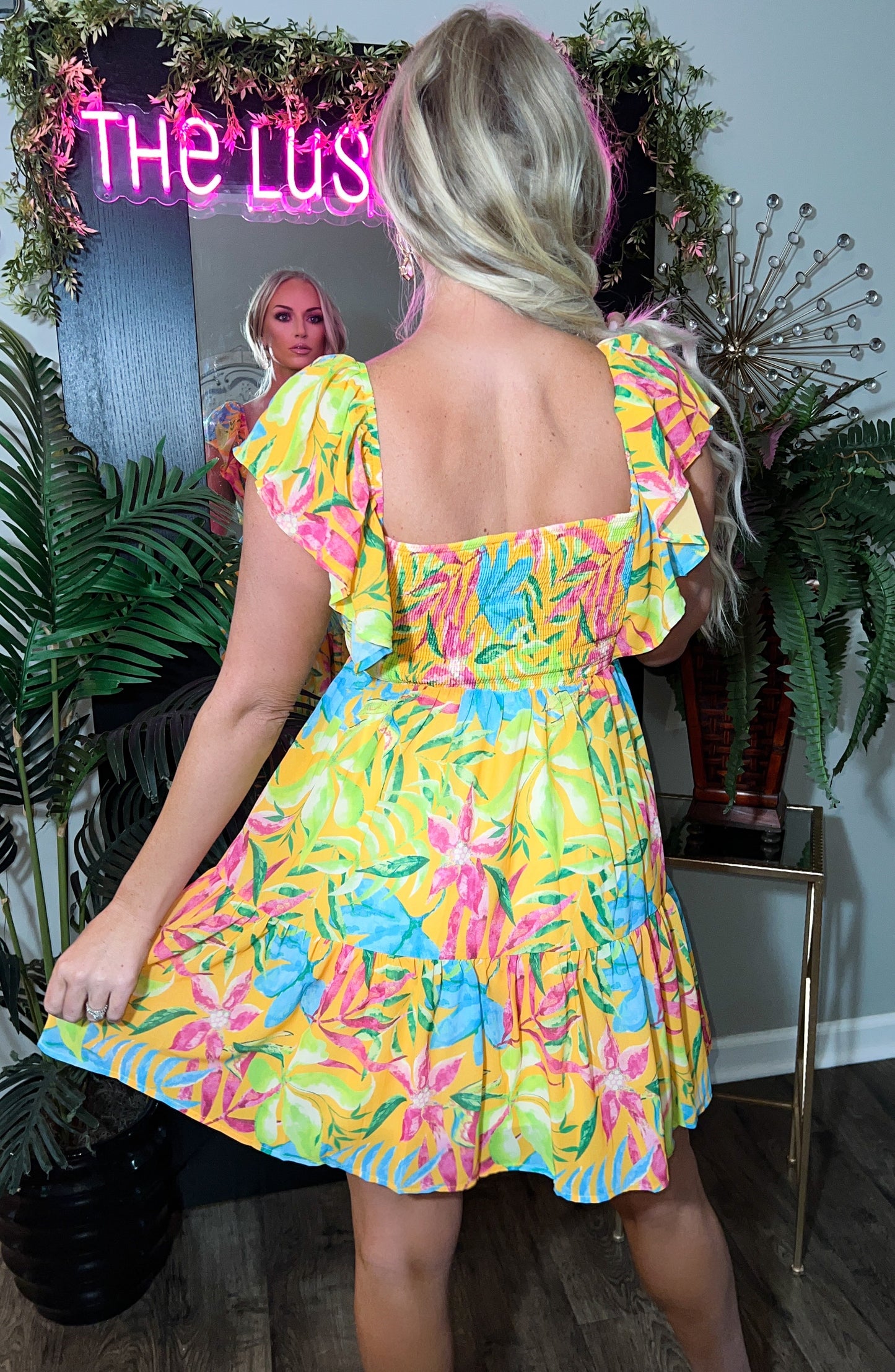 Hawaiian Punch Dress - The Lush Kiwi