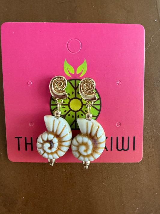 Seashell Drop Earrings