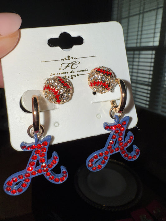 Atlanta Braves Baseball Stud Set