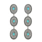 Sunburst Turquoise Earrings - The Lush Kiwi