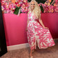 Pink Palms Midi
