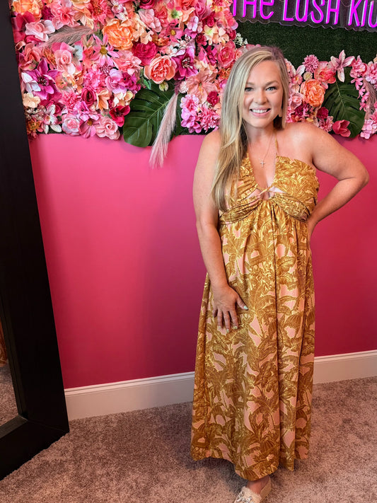 Santorini Sunset Maxi