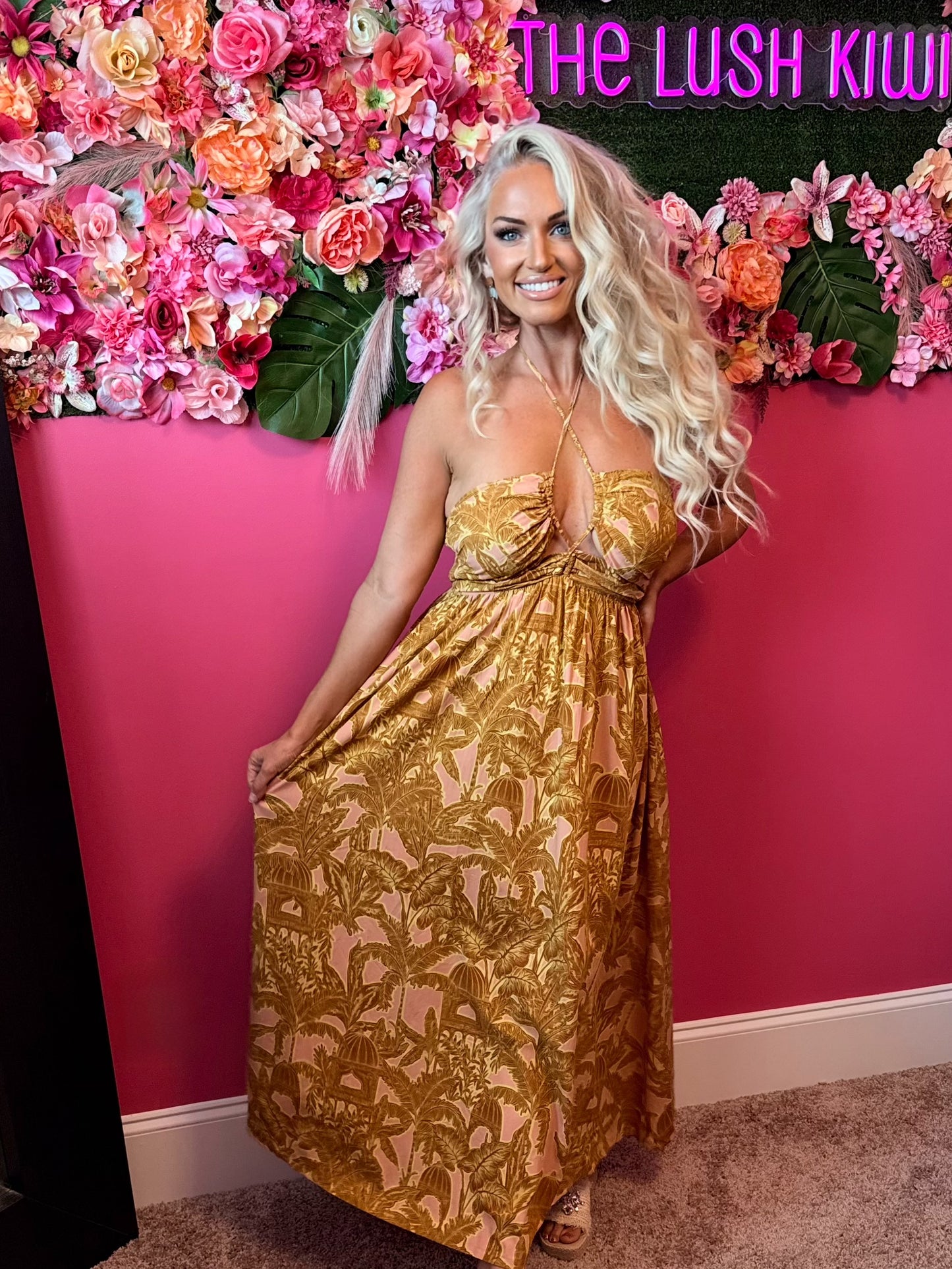 Santorini Sunset Maxi