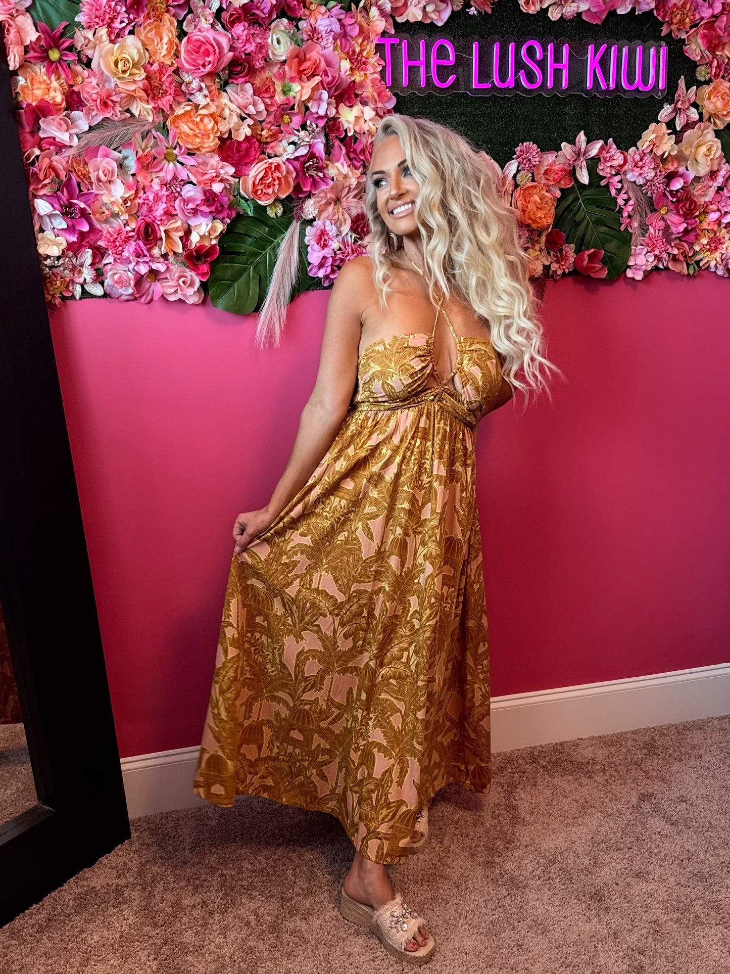 Santorini Sunset Maxi
