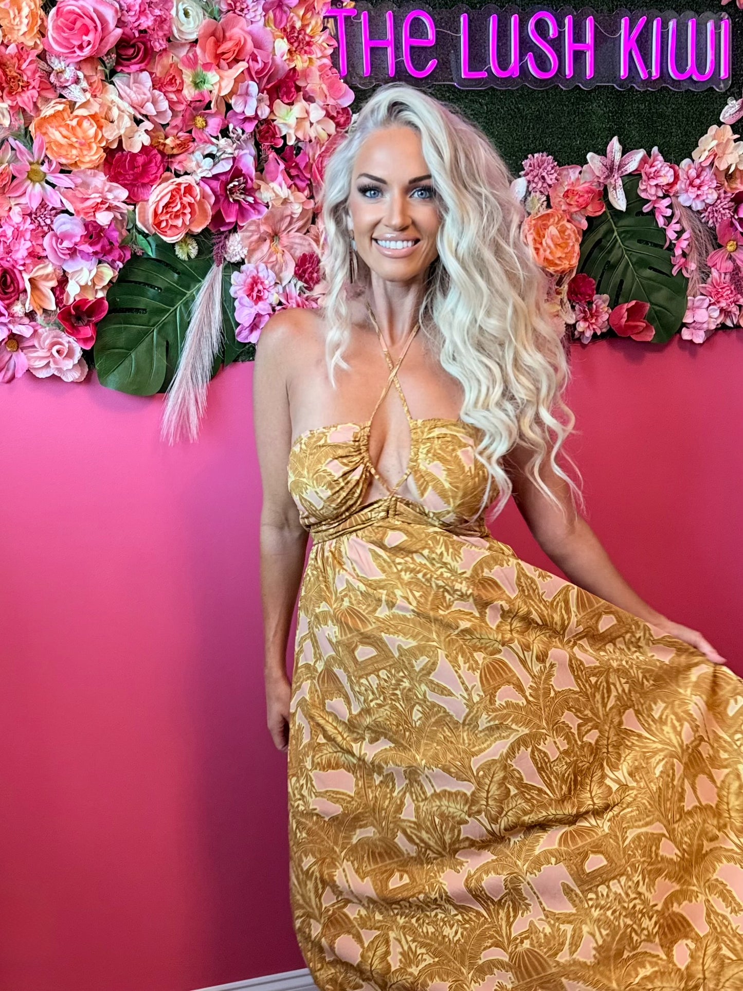 Santorini Sunset Maxi